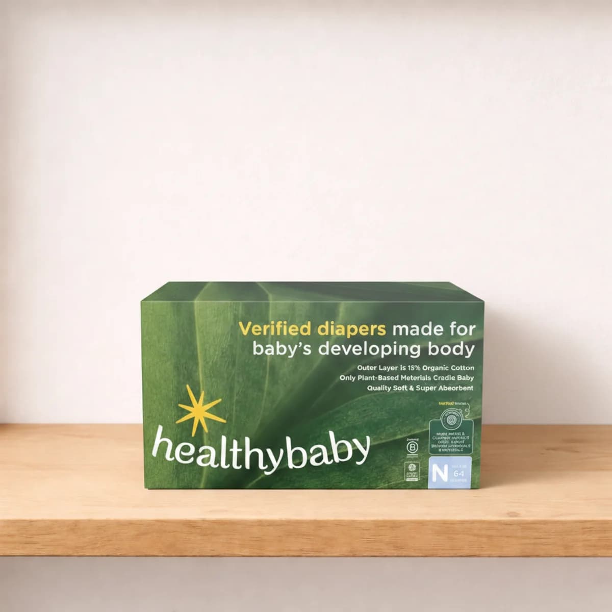 HealthyBaby Organic Cotton Enhanced Diapers