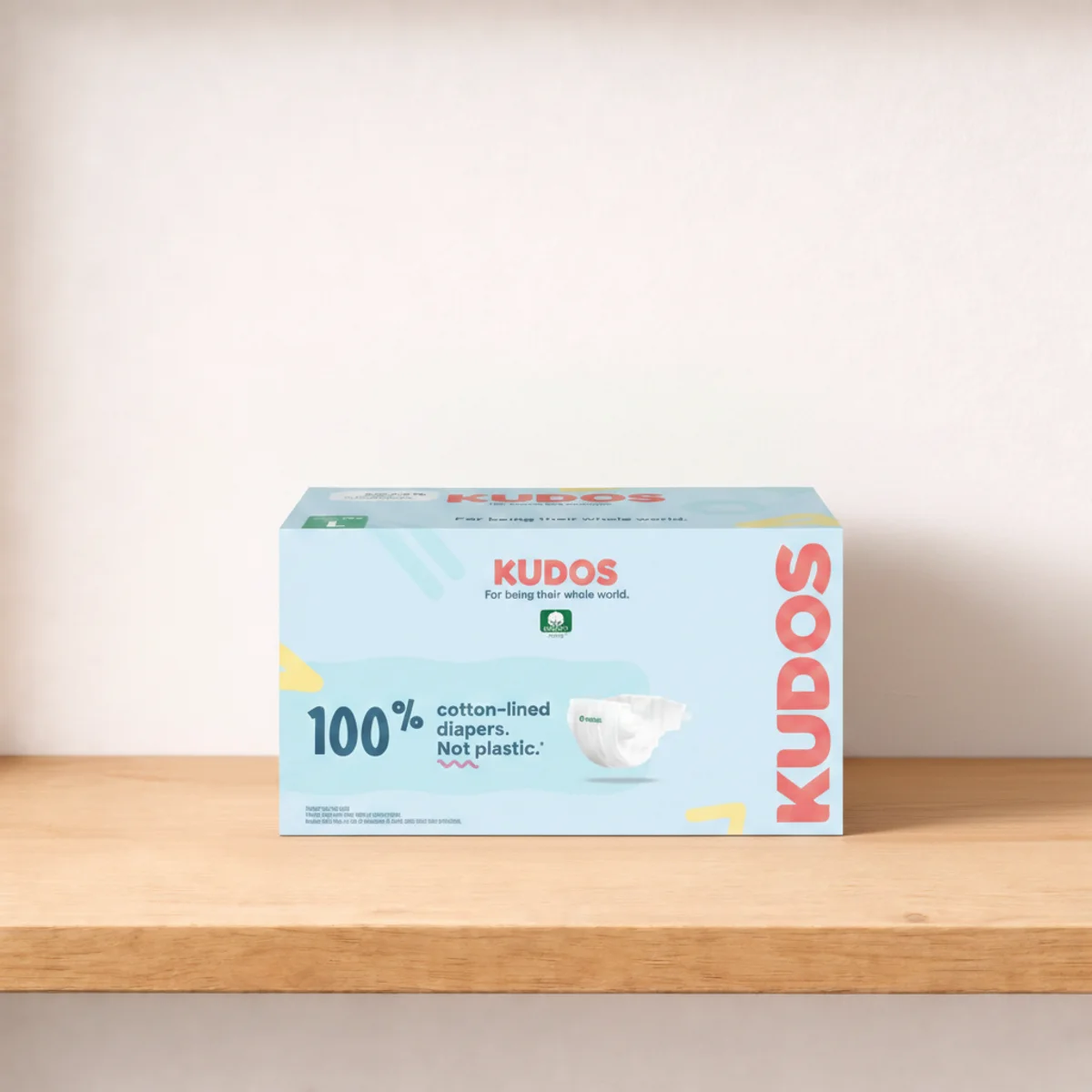 Kudos Cotton-Lined Disposable Diapers